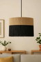 Opviq Tenabra Lámpara de Macramé Beige y Negro